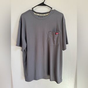 Gray Wrangler Pocket T-Shirt